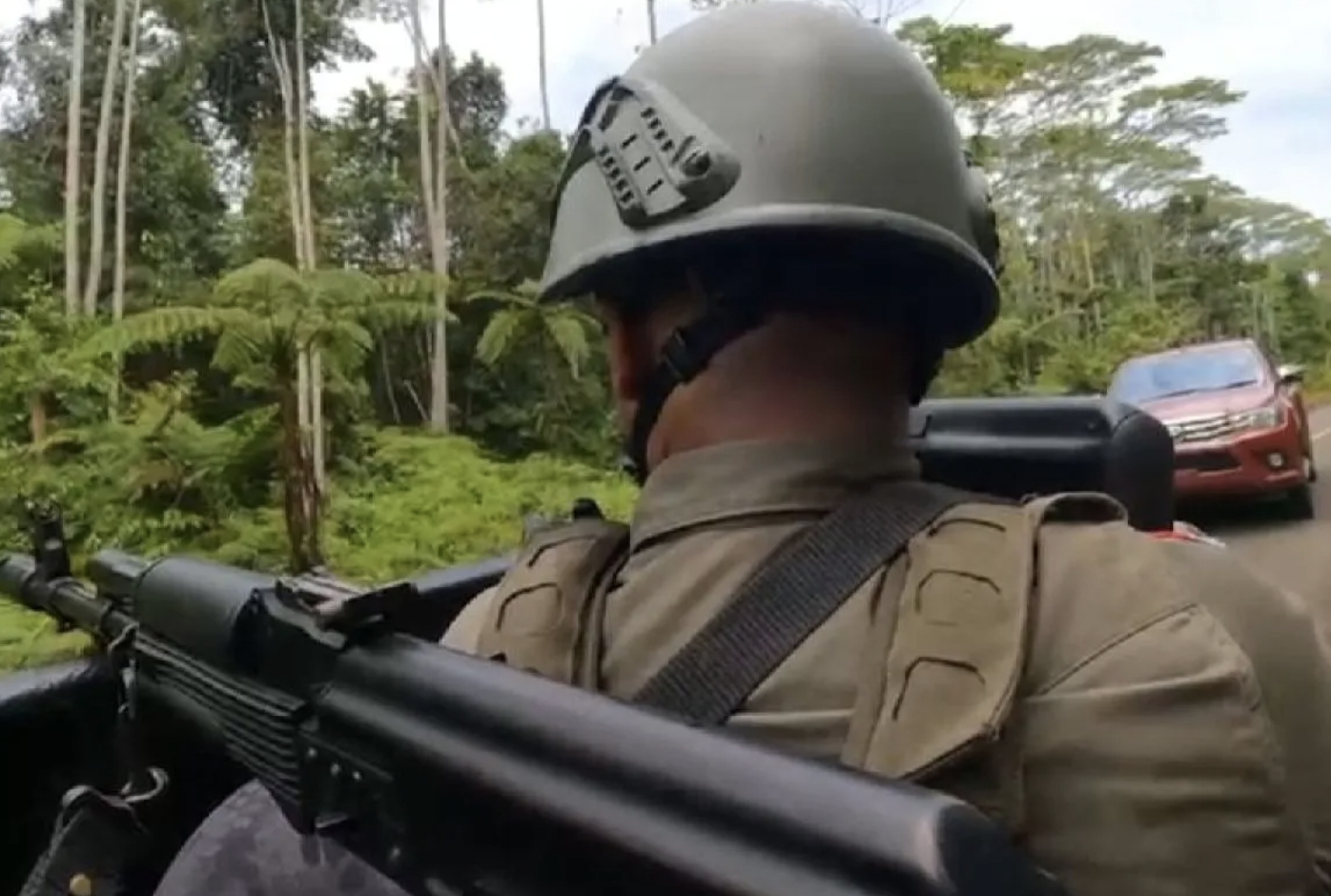 Patroli Diserang KKB, Satgas Cartenz Amankan Situasi di Yahukimo