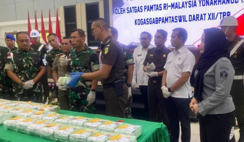 Kemenkum Kalbar Apresiasi Penggagalan Penyelundupan 55 Kg Sabu di Perbatasan