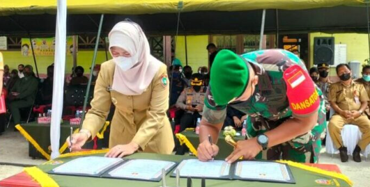 Program TNI Manunggal Membangun Desa Bantu Buka Keterisolasian