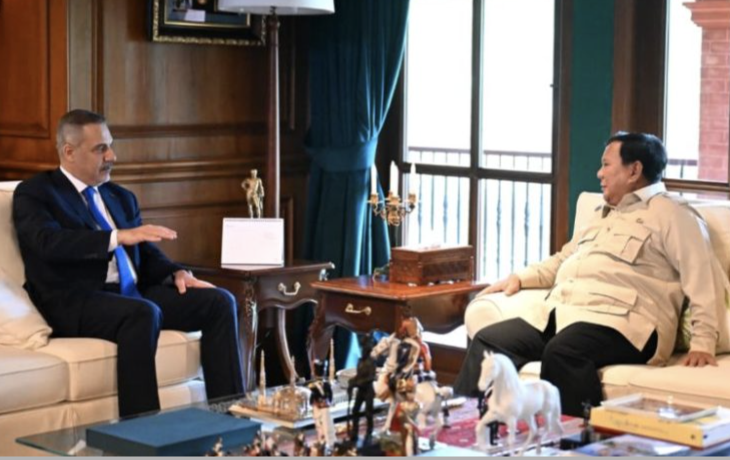Prabowo Terima Menlu Turki, Indonesia dan Turki Sepakat Dorong Deeskalasi Konflik Timur Tengah