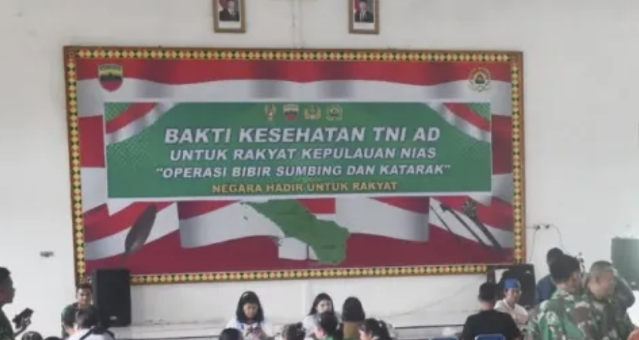 Bakti Kesehatan TNI AD 2026 Hadir di Nias, Ratusan Warga Antusias Berobat Gratis