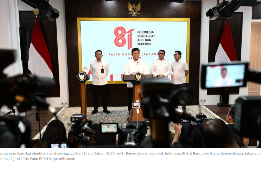 Pemerintah imbau warga sebarluaskan logo resmi HUT ke-81 RI