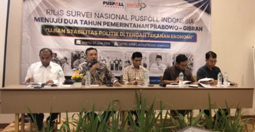 Survei Puspoll: Kepuasan ke Prabowo Tetap Mayoritas, Kekhawatiran Ekonomi Meningkat