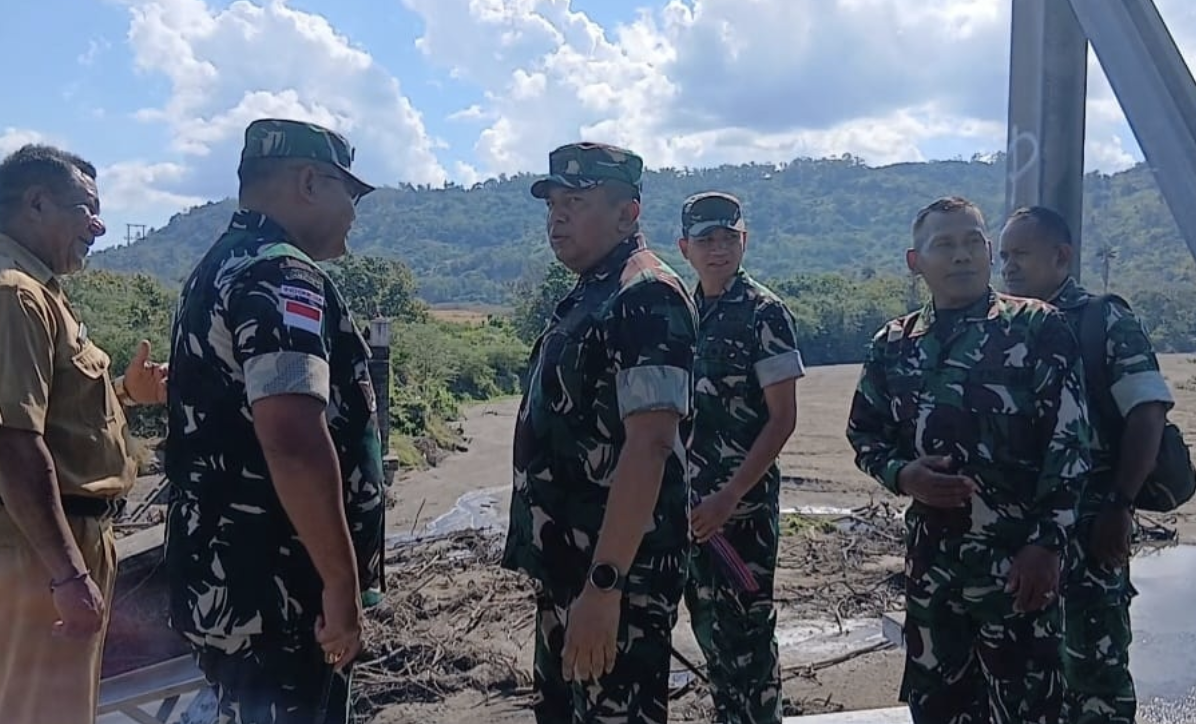 TNI AD Bangun Empat Jembatan Strategis untuk Buka Akses Masyarakat Amfoang