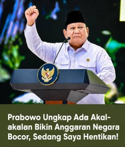 Prabowo Klaim Selamatkan Rp300 Triliun, Targetkan Tutup Kebocoran Anggaran Negara