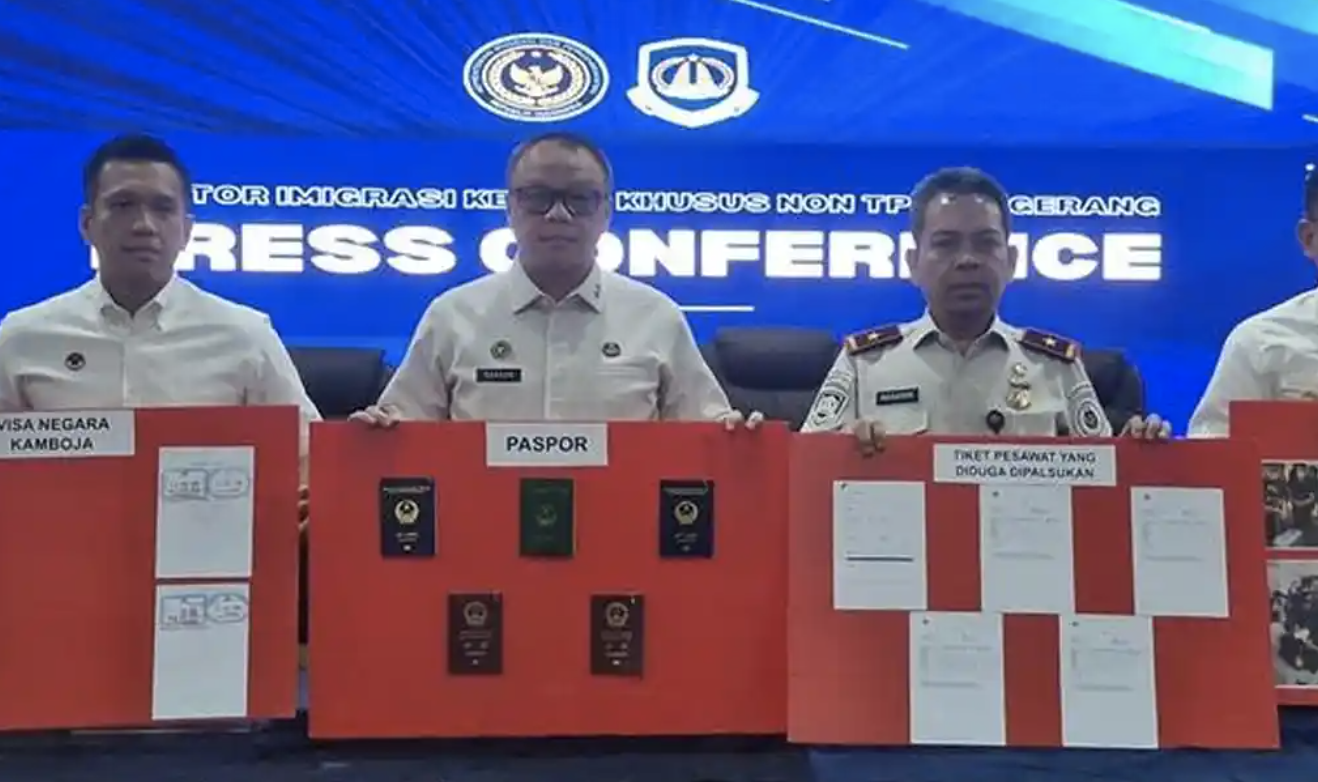 Imigrasi Tangerang Bongkar Operasi Judi Online Internasional, 5 WNA Diamankan