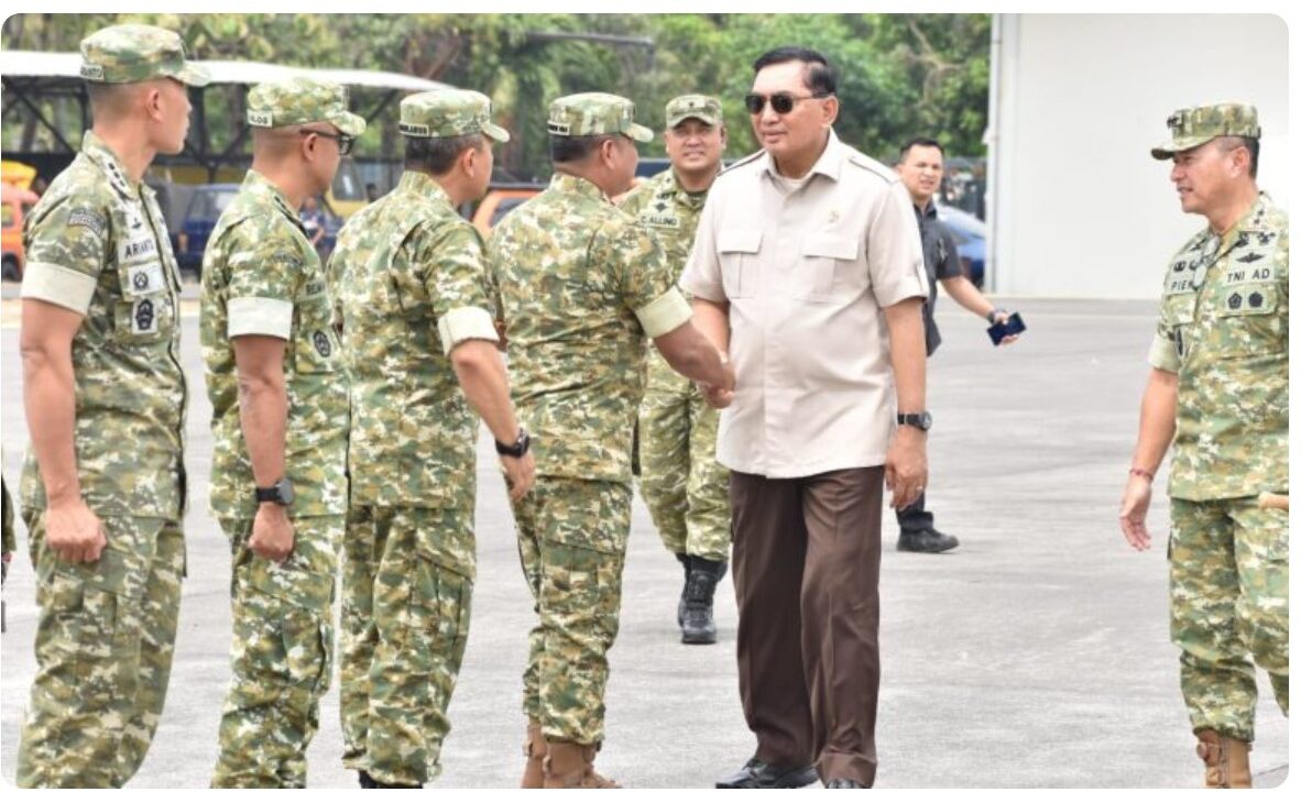 Danrem 084/Bhaskara Jaya Sambut Menhan di Juanda, Perkuat Koordinasi Pertahanan