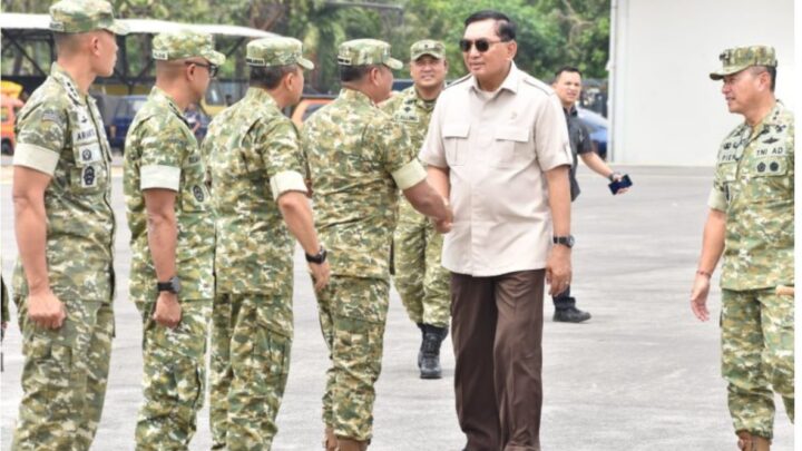 Danrem 084/Bhaskara Jaya Sambut Menhan di Juanda, Perkuat Koordinasi Pertahanan