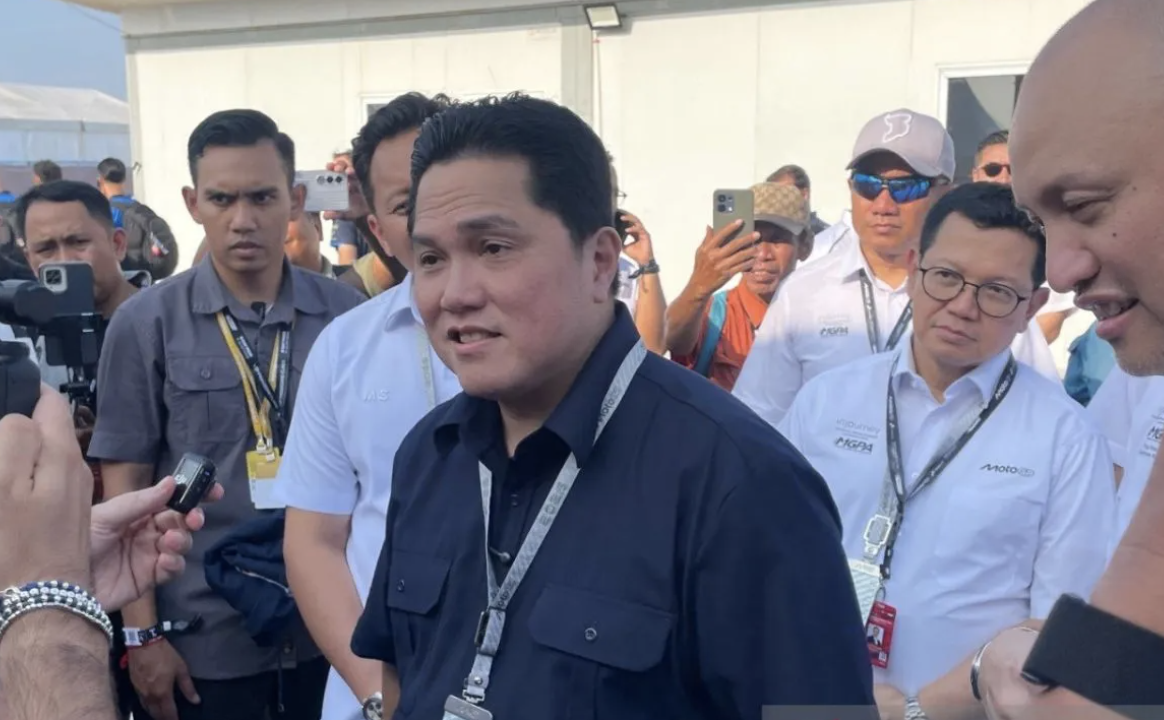 Erick Thohir Optimistis MotoGP Mandalika 2026 Hasilkan Perputaran Ekonomi Rp5 Triliun