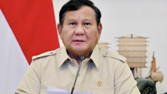 Prabowo dan Jajaran Menteri Sambut Delegasi Rusia di Istana Kepresidenan Bogor