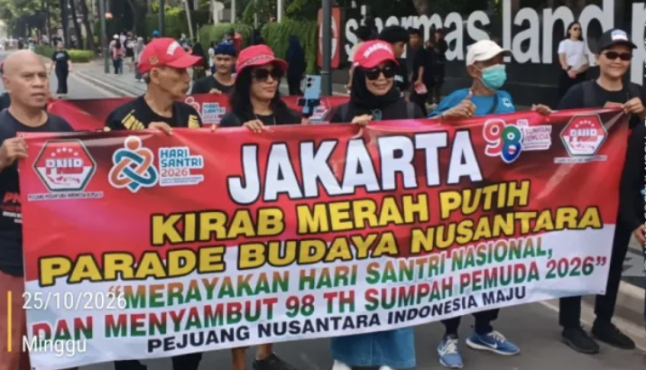 Kirab Merah Putih PNIB Tegaskan Komitmen Melawan Radikalisme dan Intoleransi