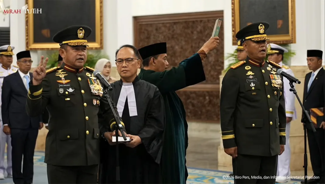 Presiden Prabowo Lantik Jenderal Tandyo Budi Revita sebagai KSAD, Perkuat Kepemimpinan TNI AD