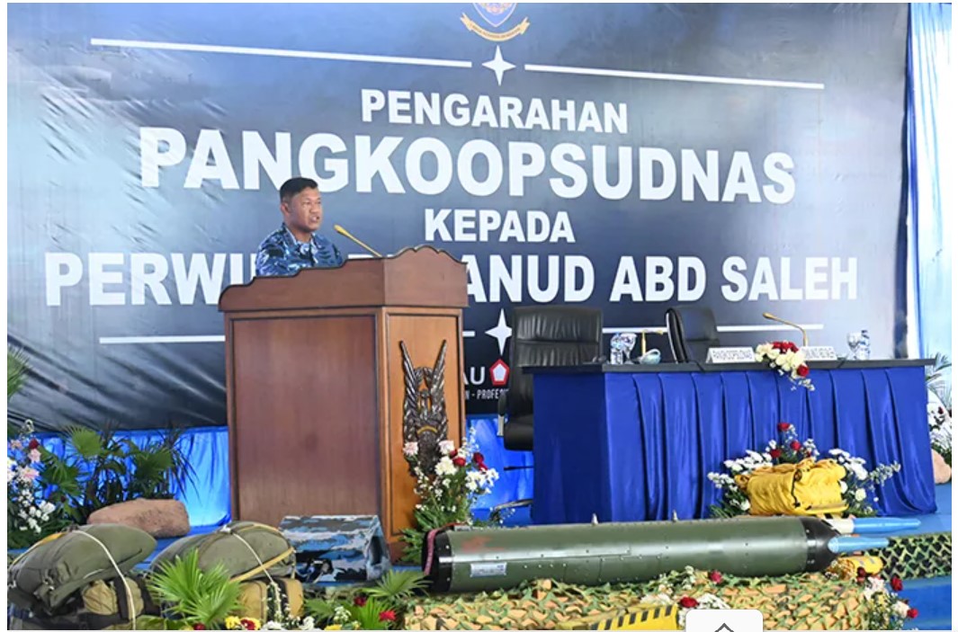 Pangkoopsudnas Tinjau Kesiapan Satuan di Lanud Abdulrachman Saleh, Perkuat Profesionalisme TNI AU