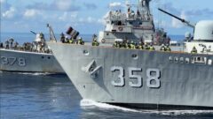 Dua Kapal Perang TNI AL Asah Profesionalisme dan Kesiapsiagaan di Laut Jawa