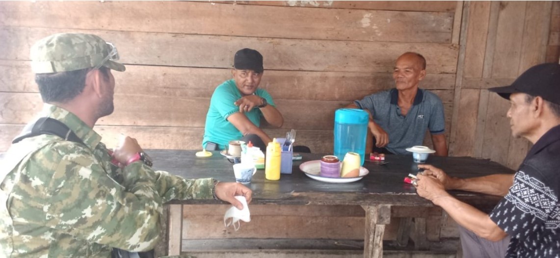Wujud Nyata TNI Hadir di Tengah Rakyat, Babinsa Koramil 06/Merbau Perkuat Persatuan Lewat Kampung Pancasila