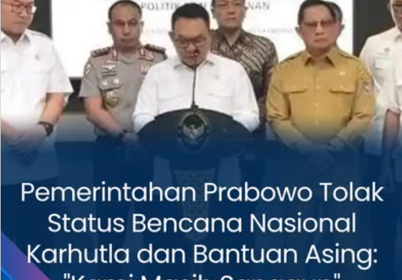Pemerintah Belum Tetapkan Karhutla sebagai Bencana Nasional, Menko Polkam: Negara Masih Sanggup
